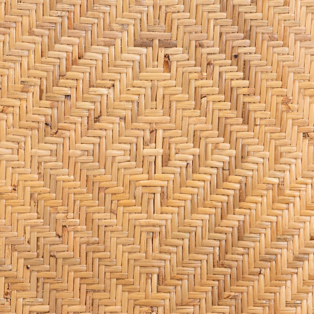 bali & pari Irene Modern Bohemian Natural Rattan Dining Chair. Picture 17