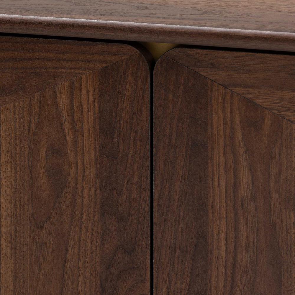 Transitional Walnut Brown Finished Wood 2-Drawer Coffee Table. Picture 17