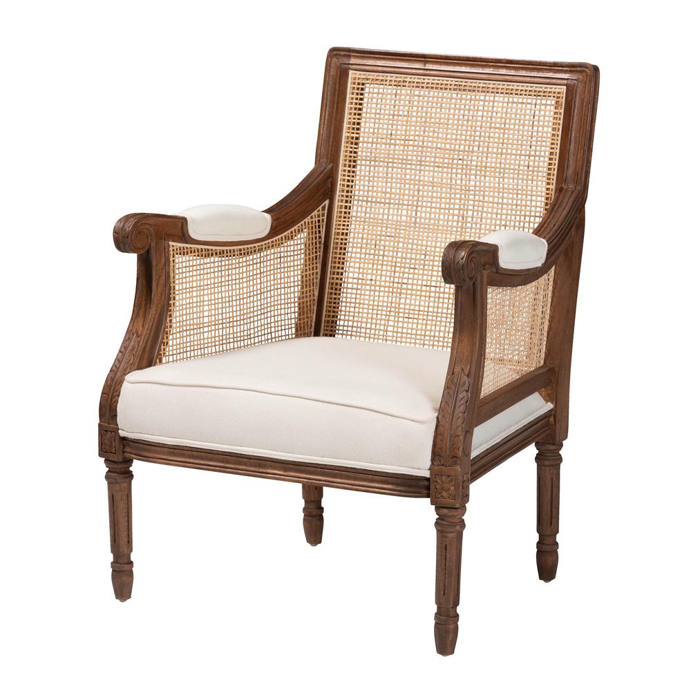 Walnut Brown Finished Wood Accent Chair. Picture 11