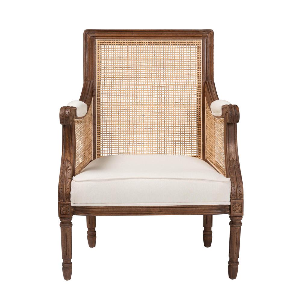 Walnut Brown Finished Wood Accent Chair. Picture 12