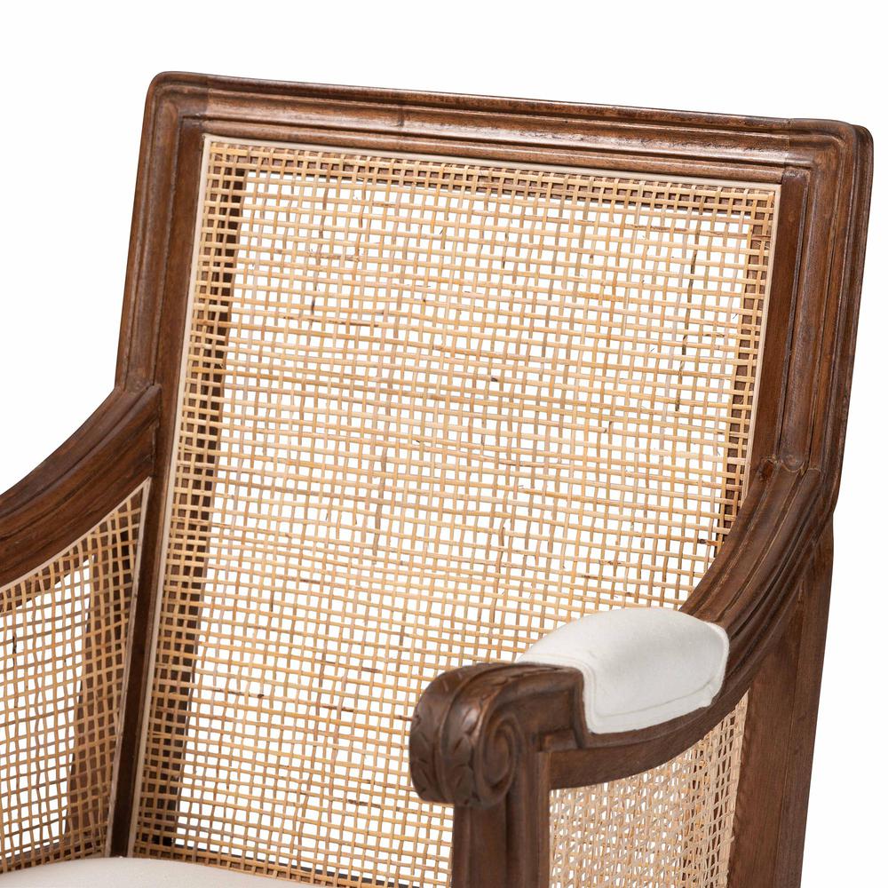 Walnut Brown Finished Wood Accent Chair. Picture 15