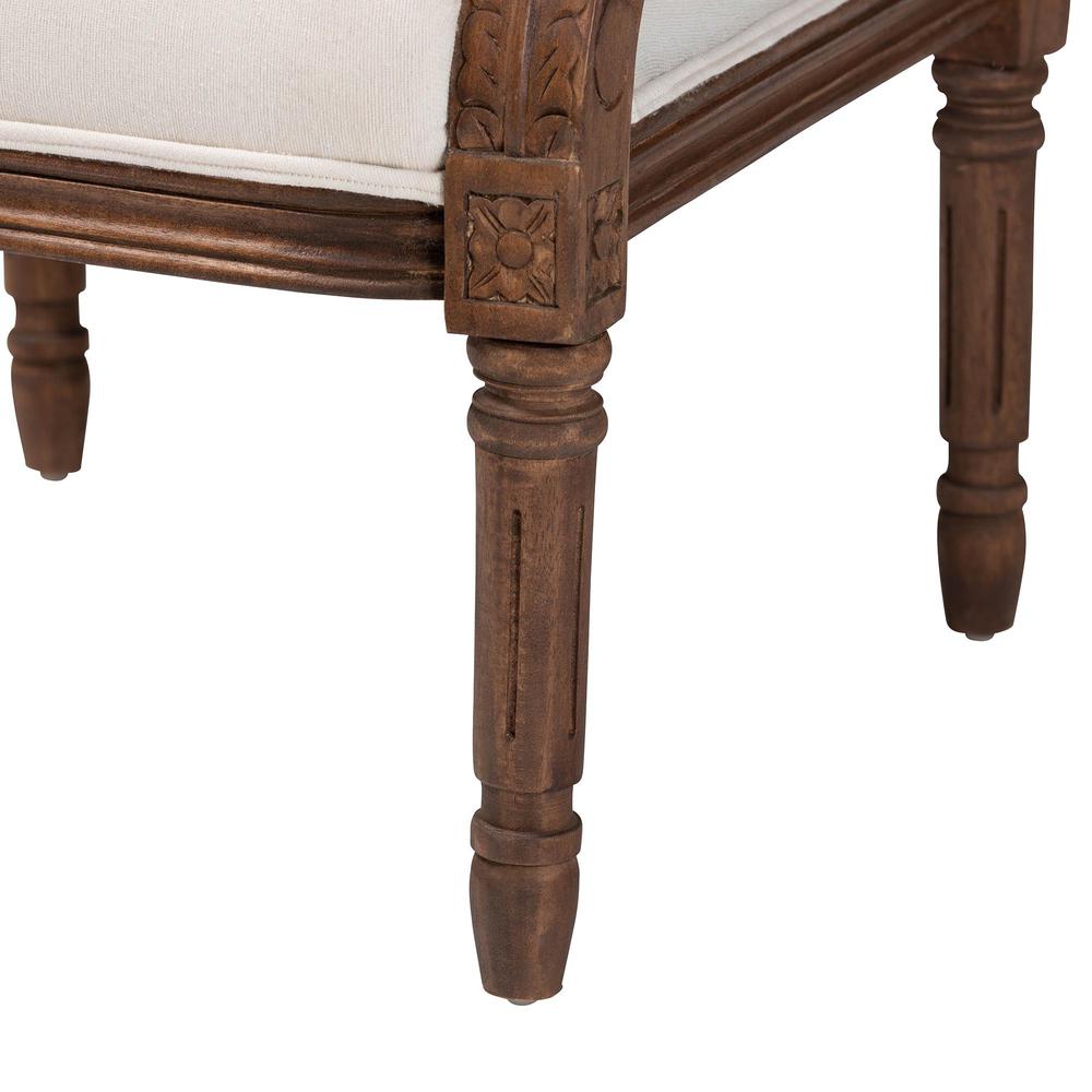 Walnut Brown Finished Wood Accent Chair. Picture 16
