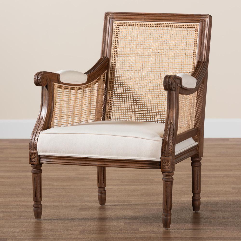 Walnut Brown Finished Wood Accent Chair. Picture 19