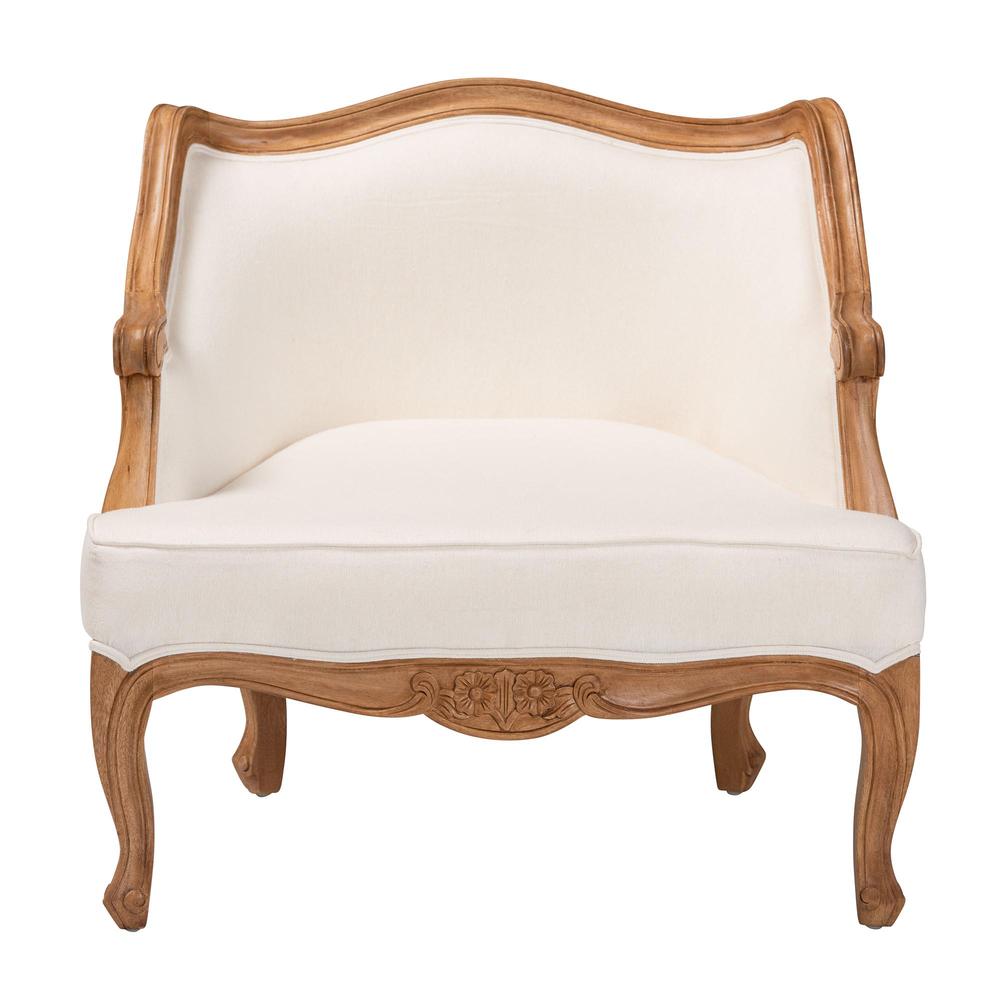 Honey Oak Finished Wood Low Seat Accent Chair. Picture 12