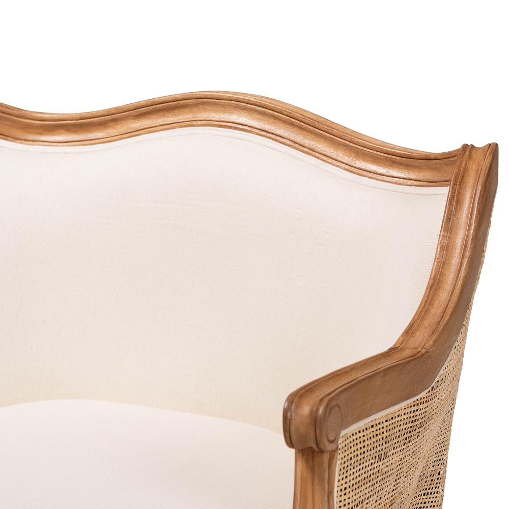 Honey Oak Finished Wood Low Seat Accent Chair. Picture 15