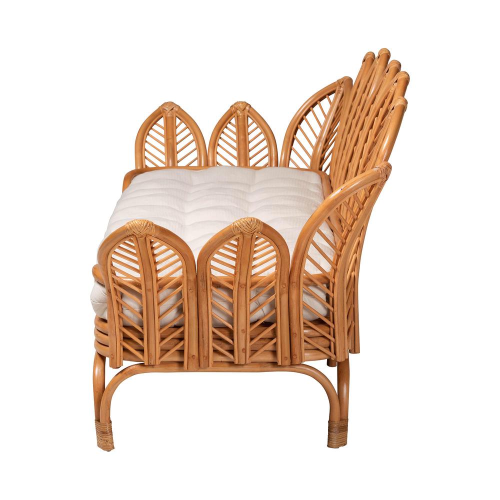 Loften Bohemian Light Honey Rattan Daybed. Picture 13