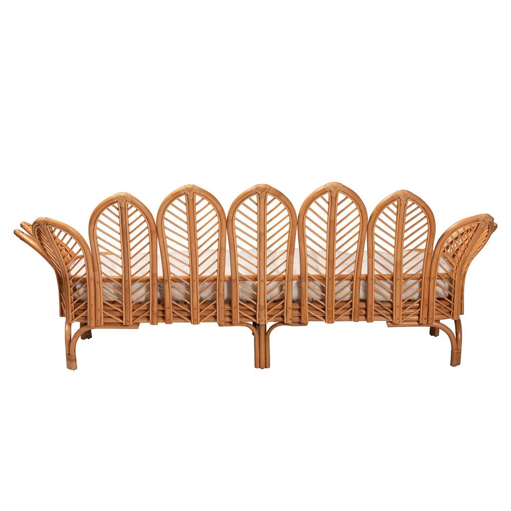 Loften Bohemian Light Honey Rattan Daybed. Picture 14