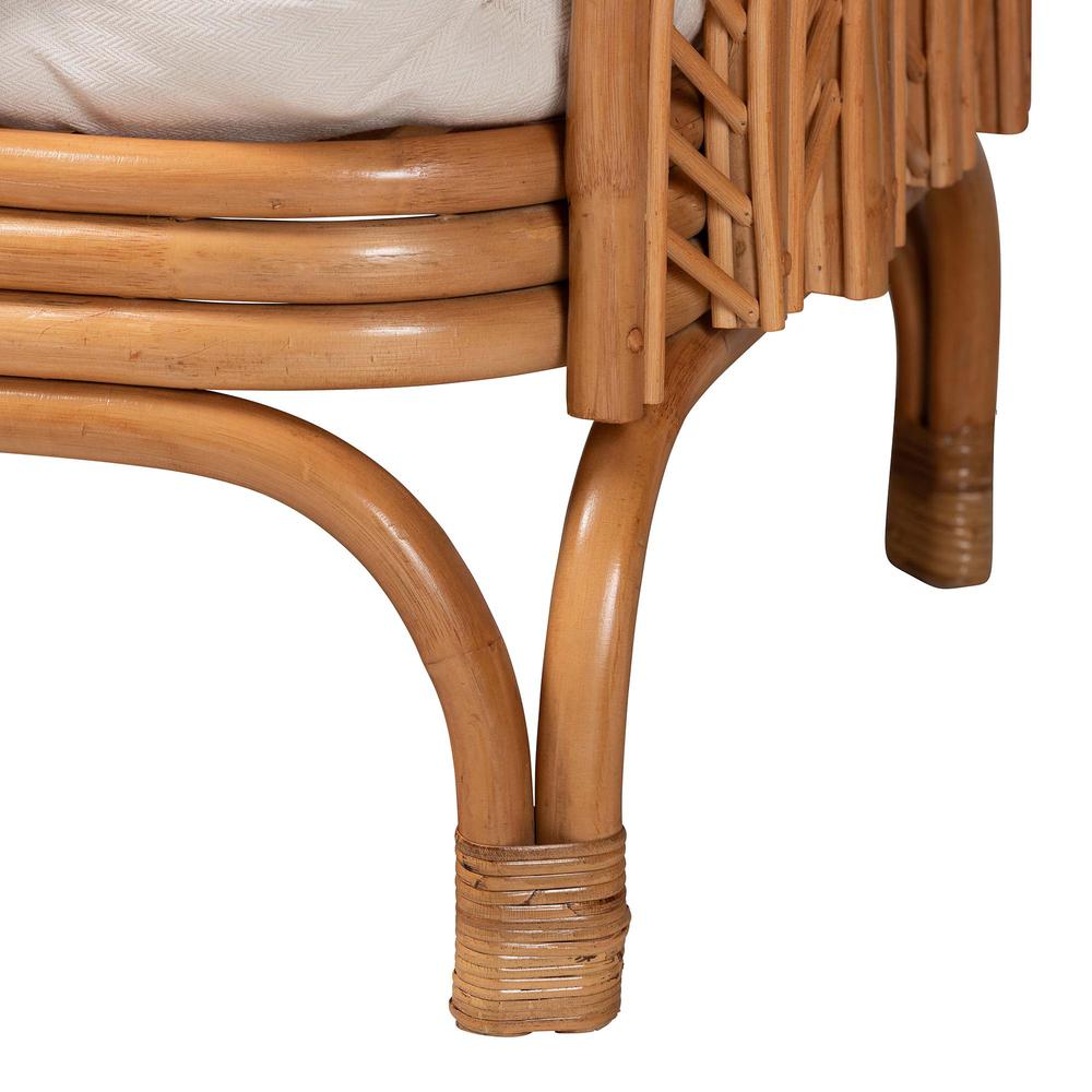 Loften Bohemian Light Honey Rattan Daybed. Picture 16