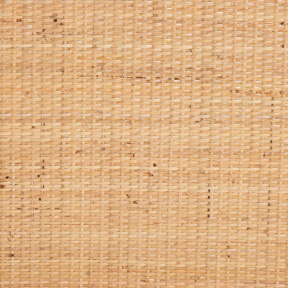 Lombok Modern Bohemian Natural Rattan End Table. Picture 13