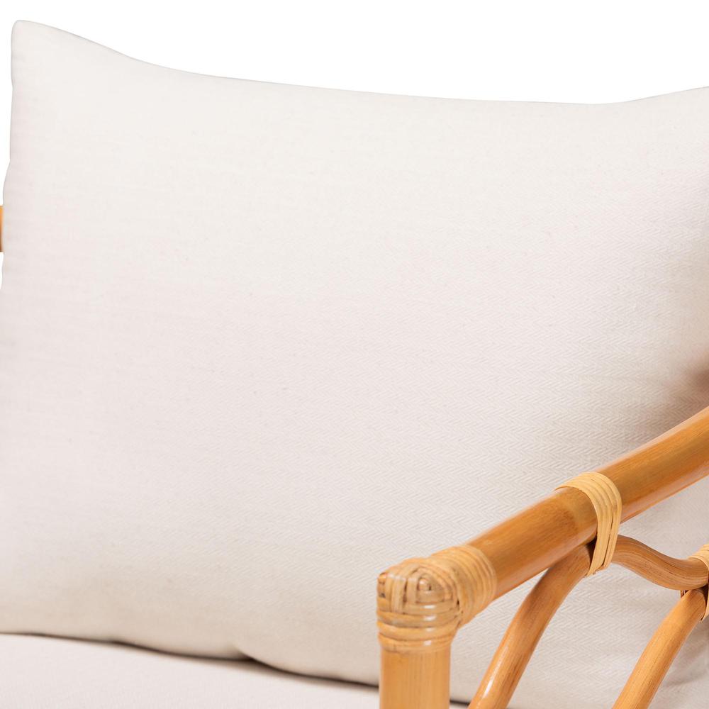 Acelynn Bohemian Light Honey Rattan Arm Chair. Picture 8