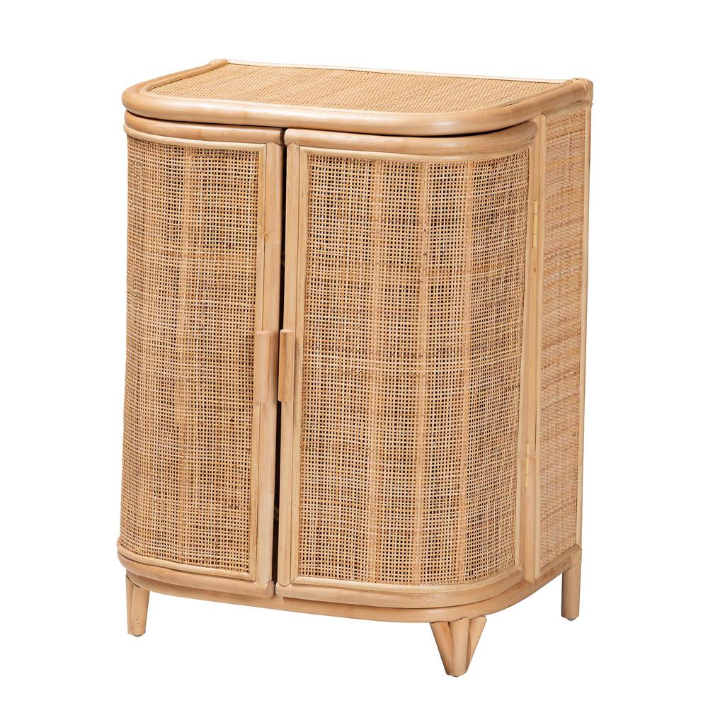 Yanka Bohemian Natural Rattan Storage Cabinet. Picture 11