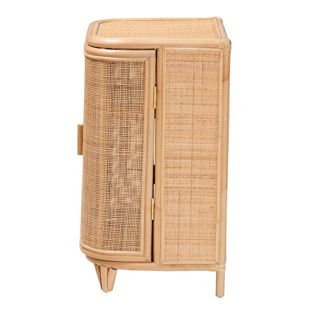 Yanka Bohemian Natural Rattan Storage Cabinet. Picture 14