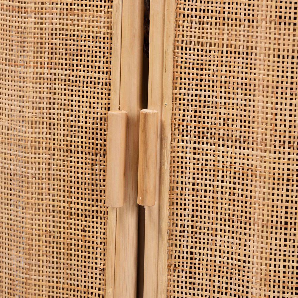 Yanka Bohemian Natural Rattan Storage Cabinet. Picture 15