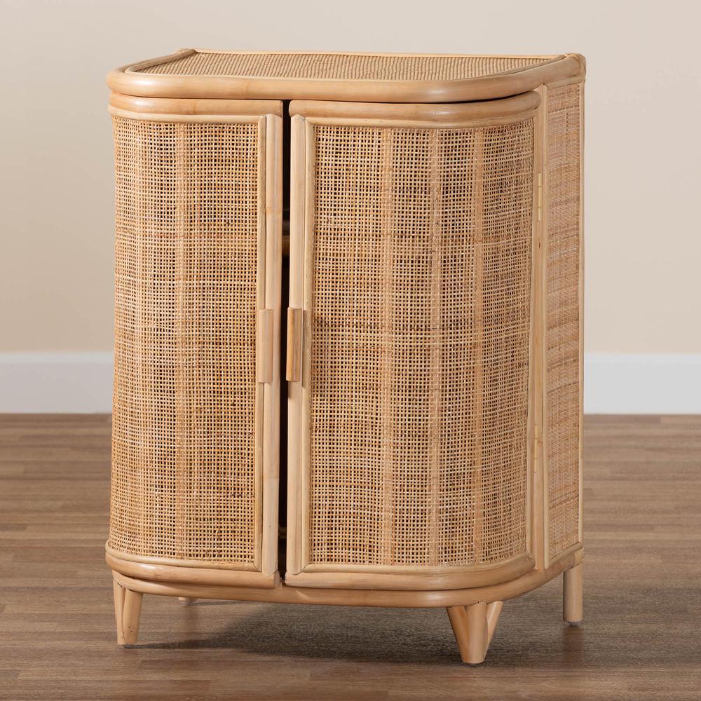 Yanka Bohemian Natural Rattan Storage Cabinet. Picture 19
