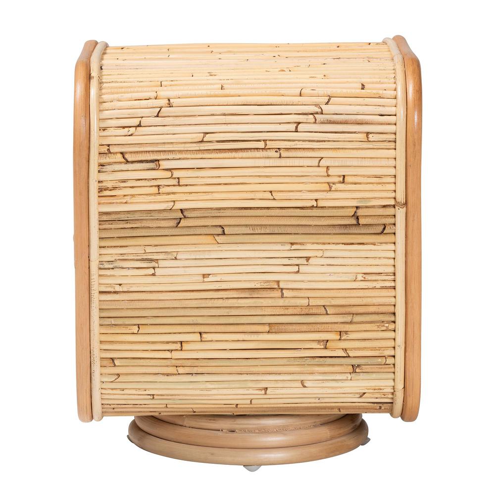 Bethari Bohemian Natural Rattan Nightstand. Picture 11
