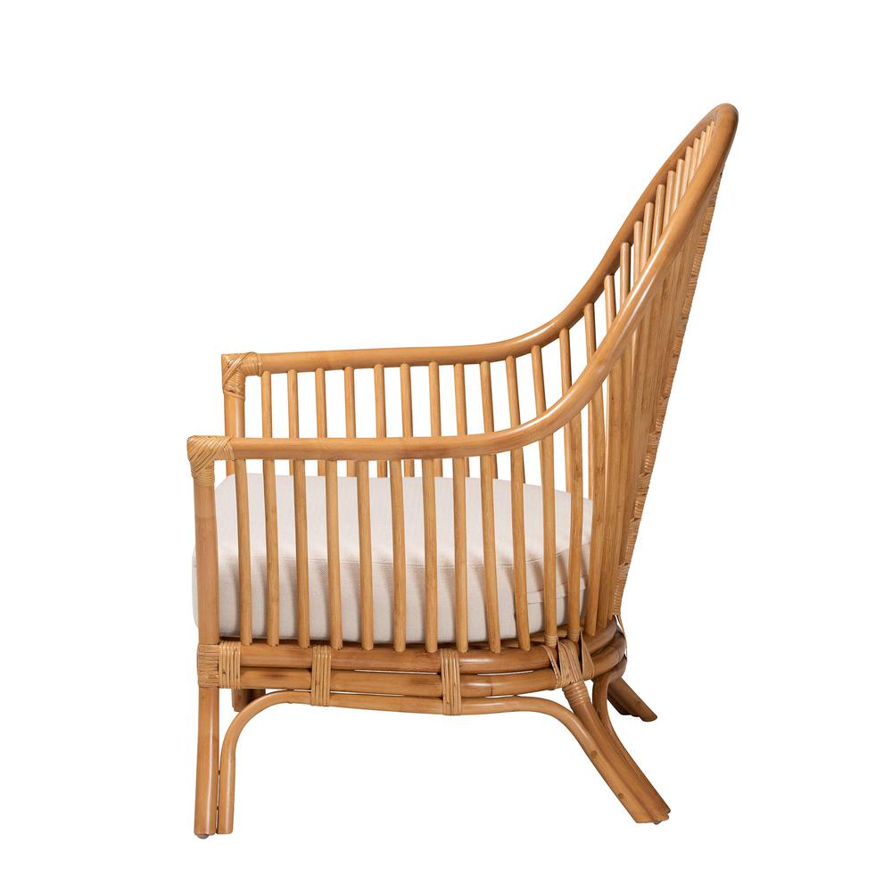 Lisabon Bohemian Light Honey Rattan Arm Chair. Picture 13