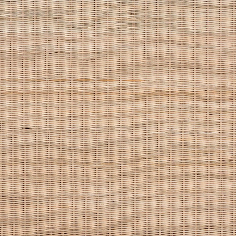 Lanica Japandi Sun Bleached Rattan Queen Size Standalone Headboard. Picture 4