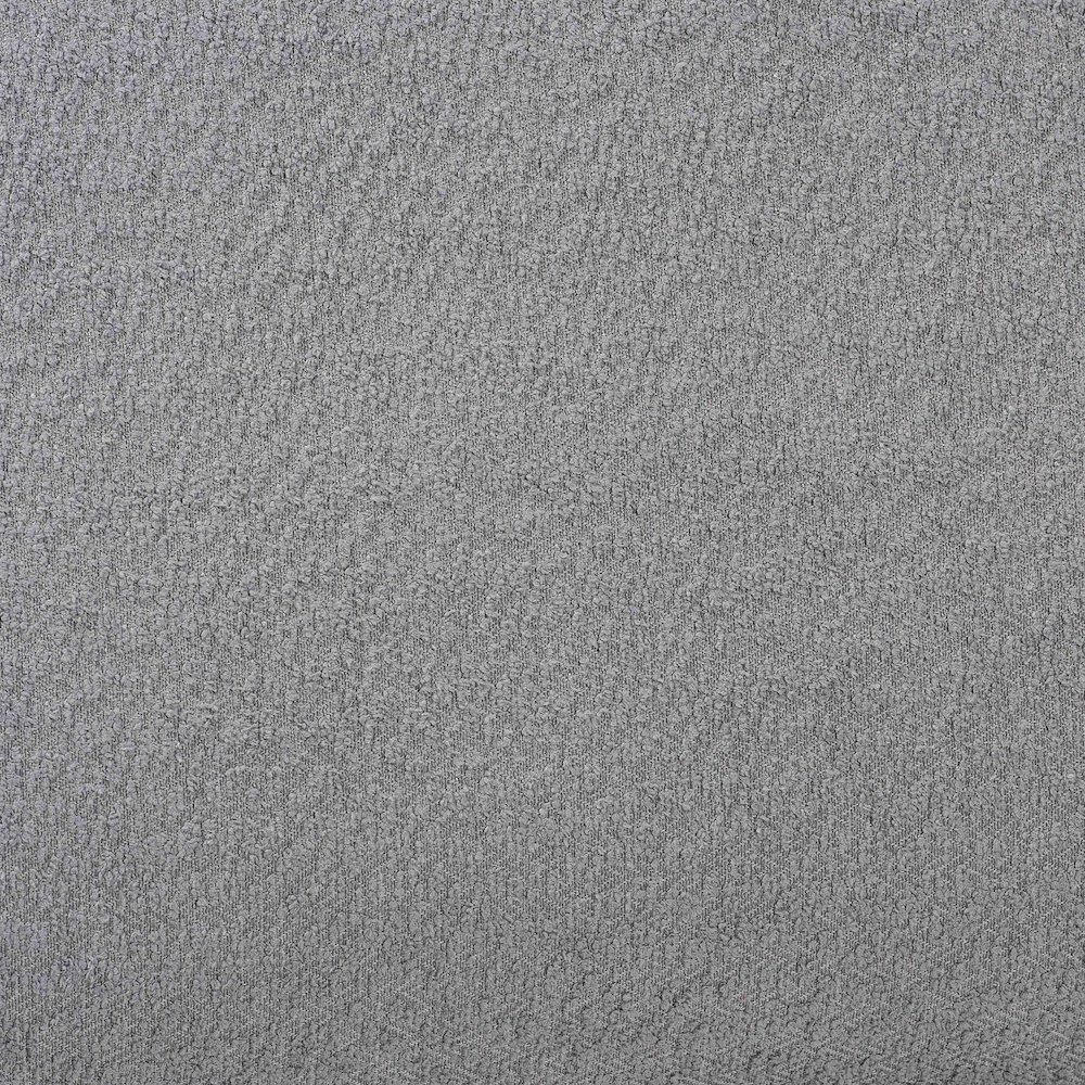 Uriel Mid-Century Modern Grey Boucle Fabric Sofa. Picture 18