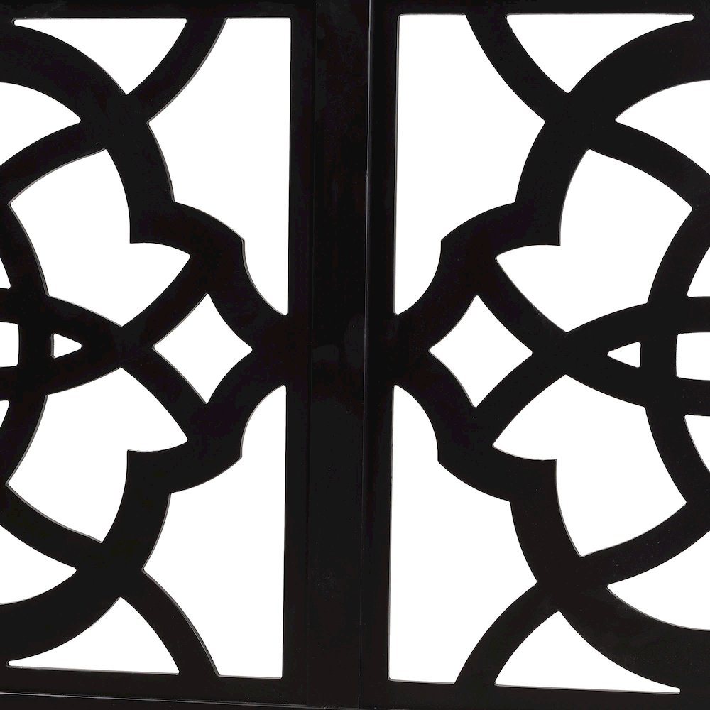 Glaucia Modern Dark Brown Finished Wood King Size Headboard. Picture 3