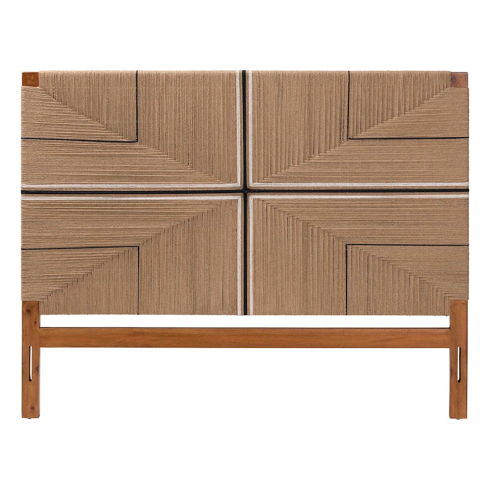 Prita Paper Loom Headboard. Picture 1