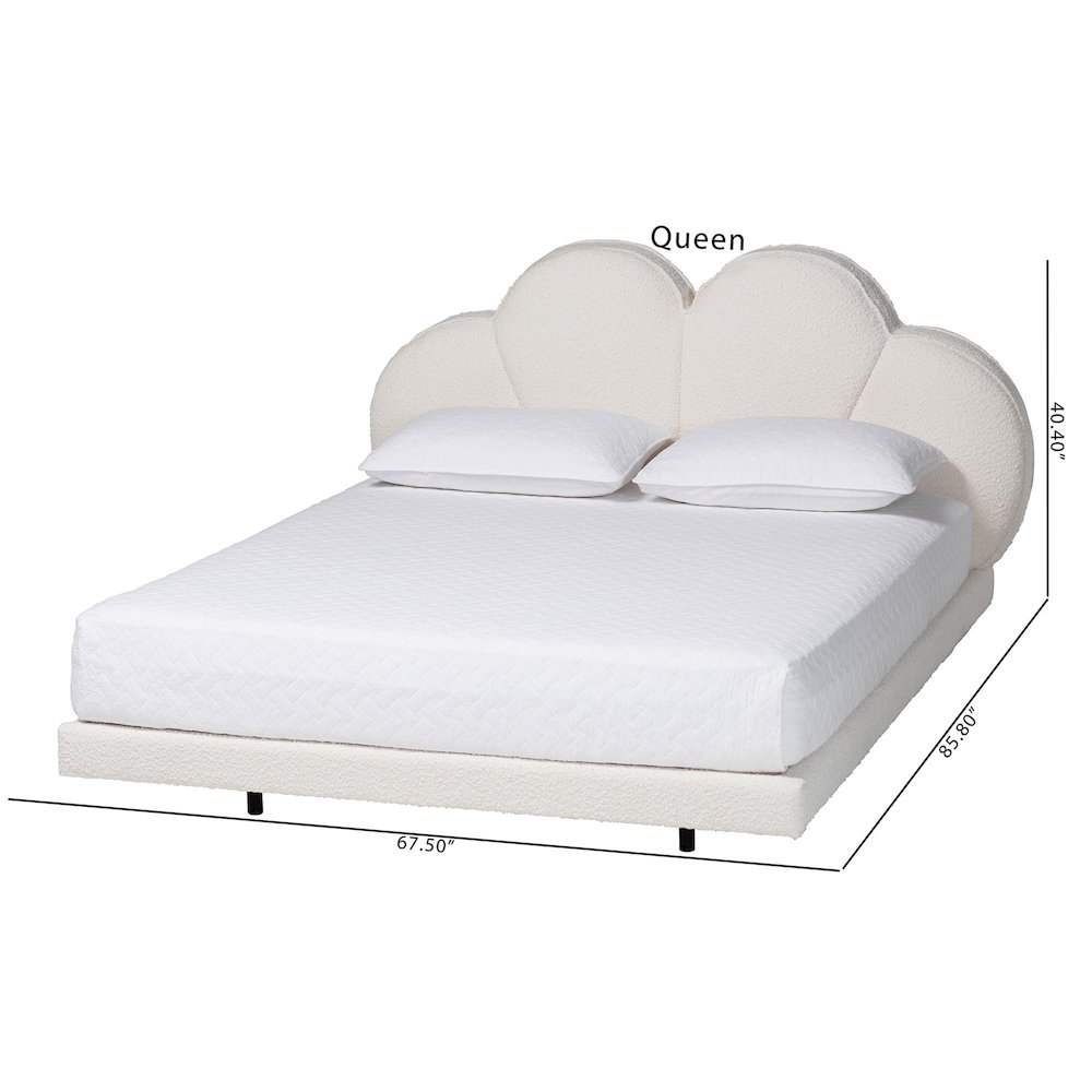 Baxton Studio Barrera Floating Platform Bed. Picture 7