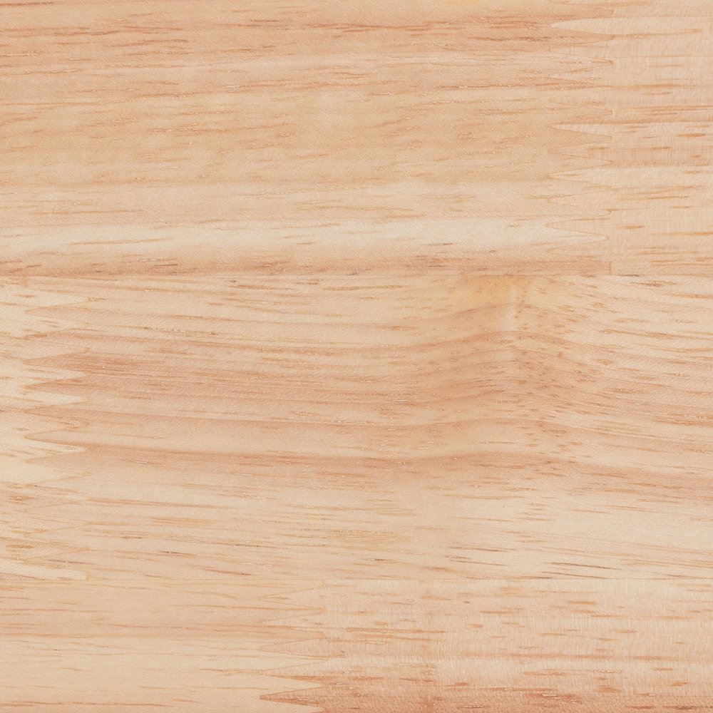 Four-Poster Platform Bed - Wooden Bed Frame, Natural Brown, King. Picture 6