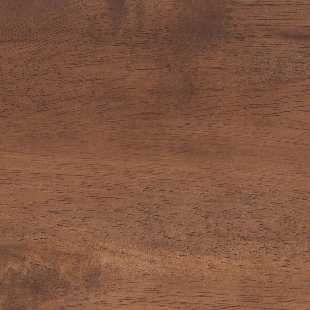 Platform Bed Frame with Scalloped Design and Turned Posts, Walnut Brown, King. Picture 7