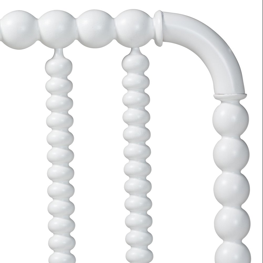 Finley Turned Bobbin Headboard - Spindle Design, Farmhouse, Queen, White. Picture 3