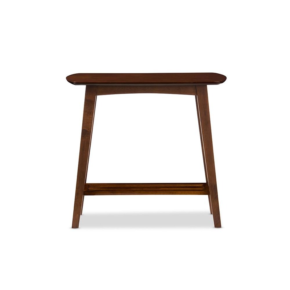 Scandinavian Dark Walnut Console Table "Walnut" Dark Brown. Picture 1