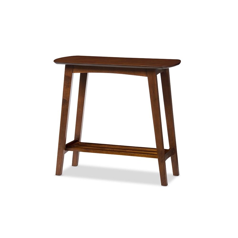 Scandinavian Dark Walnut Console Table "Walnut" Dark Brown. Picture 2