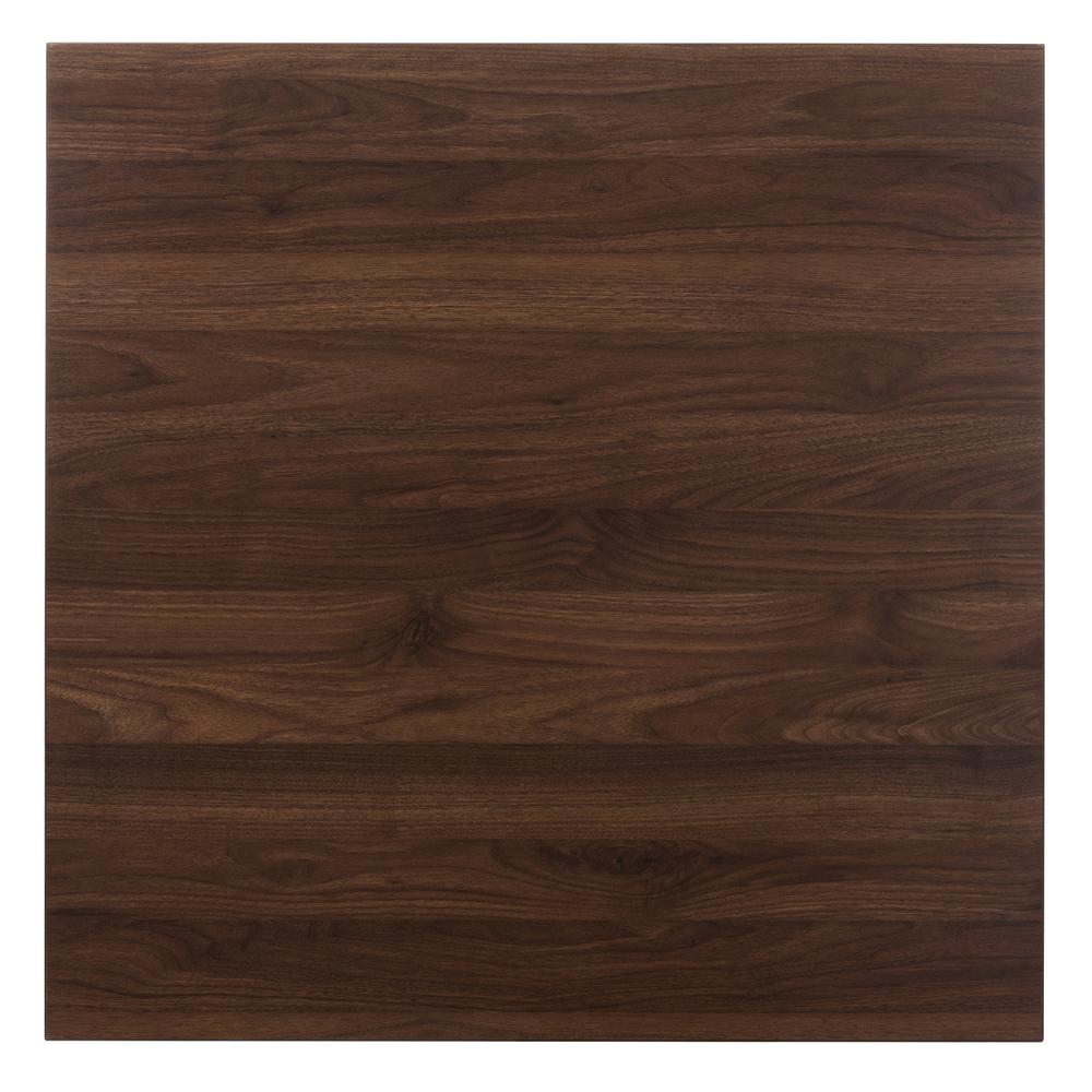 Baxton Studio Lovy Modern and Contemporary Walnut-Finished 5-Piece Dining Set. Picture 9