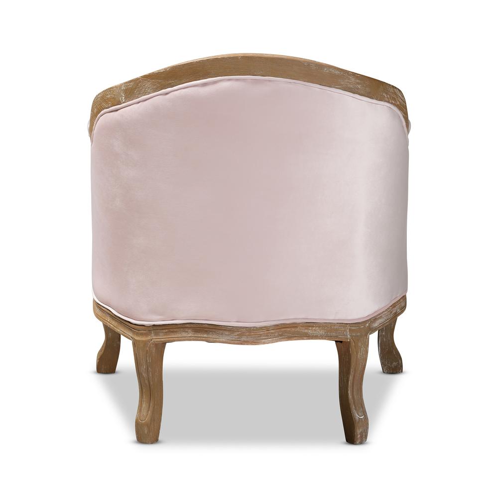 White-Washed Oak Wood Armchair. Picture 13