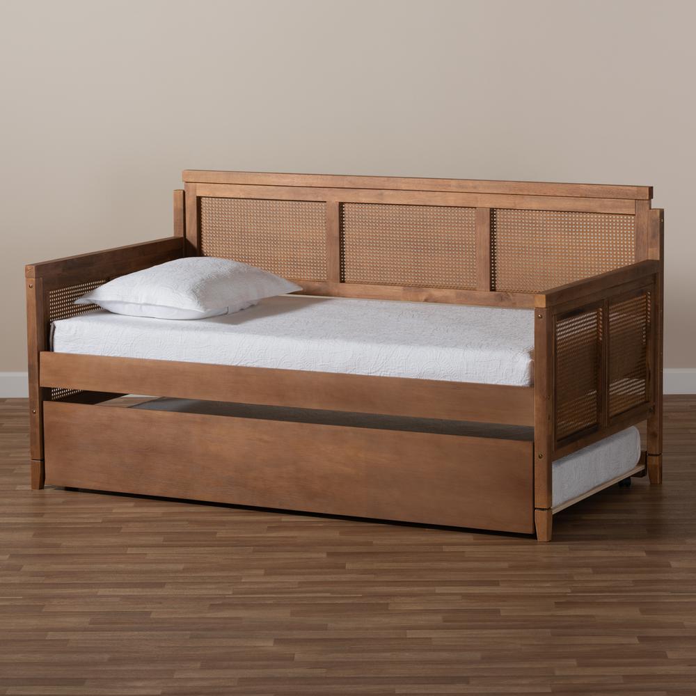 Synthetic Rattan Daybed with Trundle. Picture 21