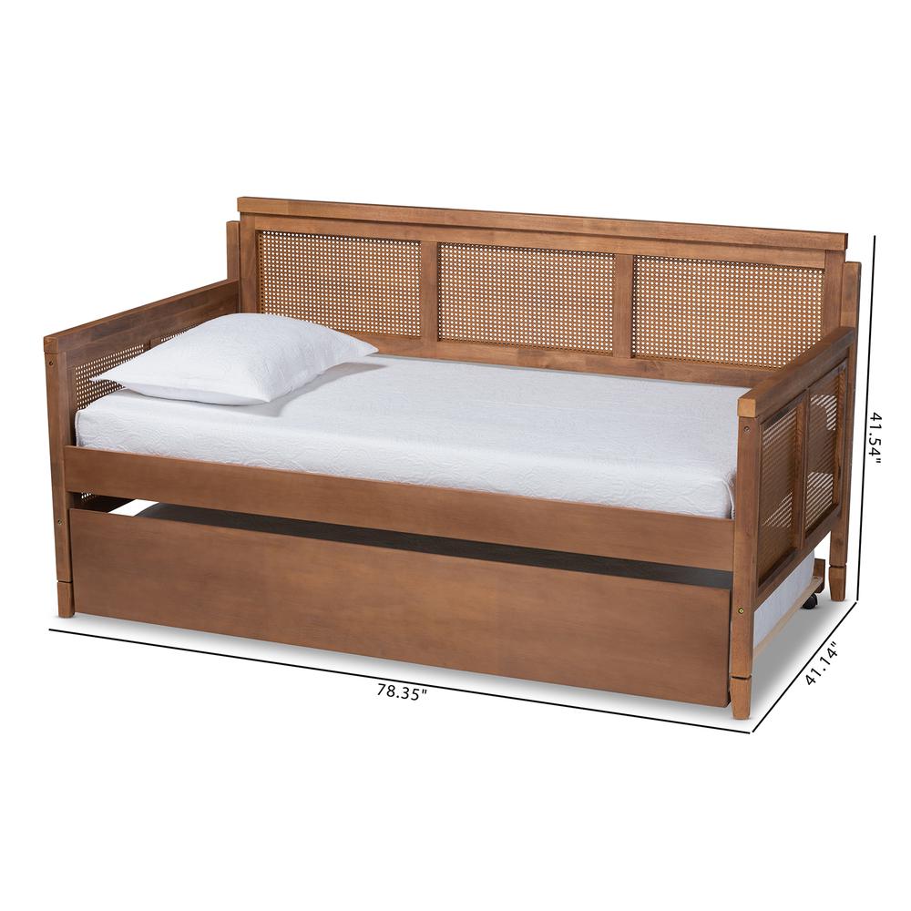 Synthetic Rattan Daybed with Trundle. Picture 22