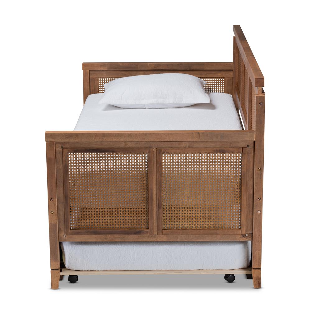 Synthetic Rattan Daybed with Trundle. Picture 14