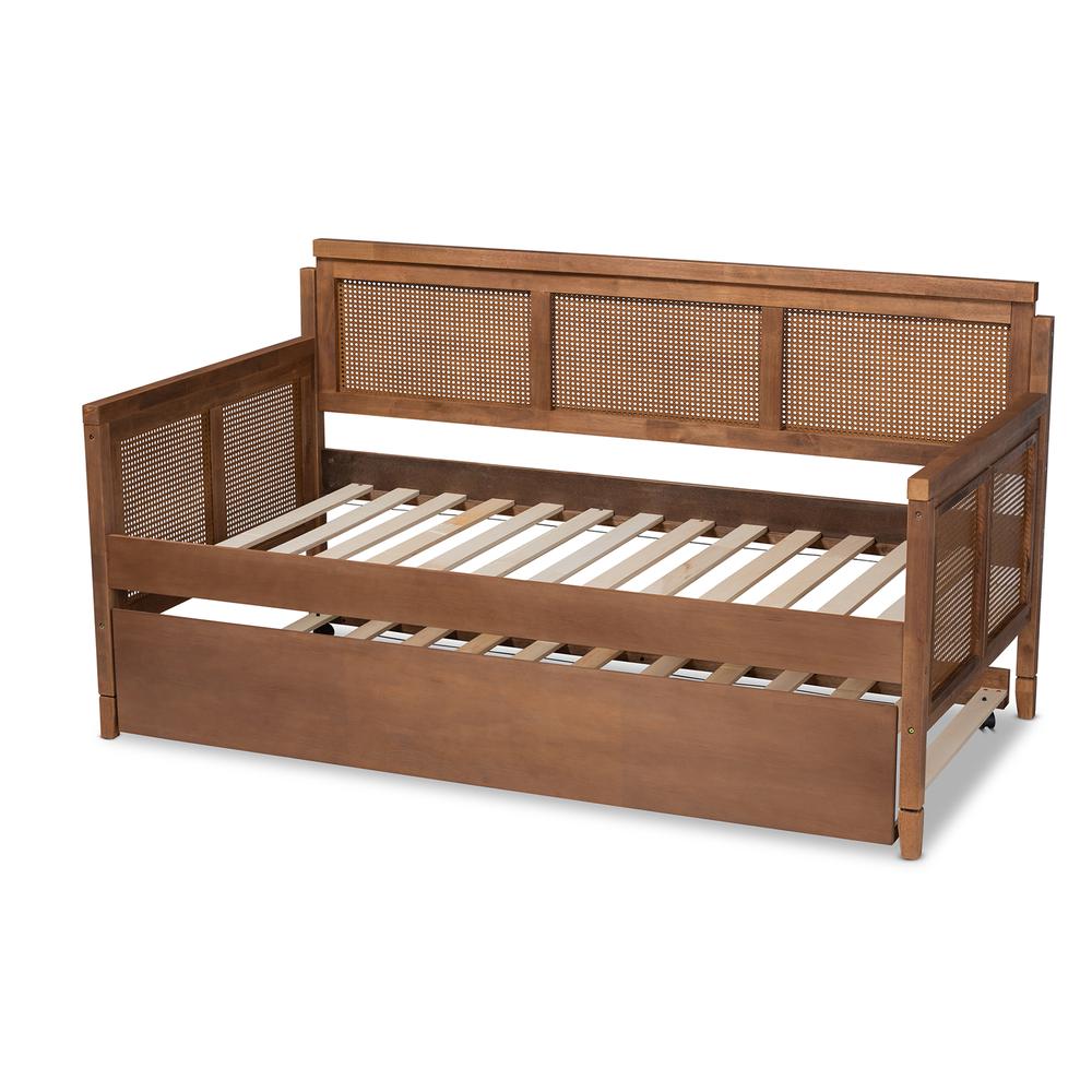 Synthetic Rattan Daybed with Trundle. Picture 15