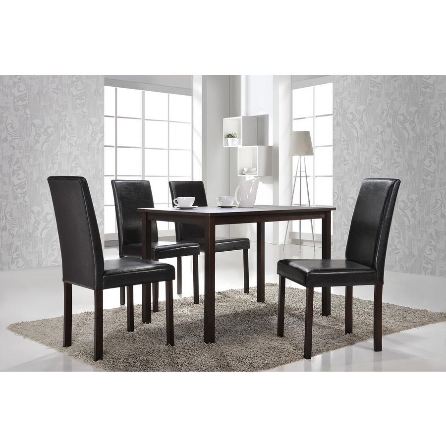 Baxton Studio Andrew 5-Piece Modern Dining Set. Picture 2