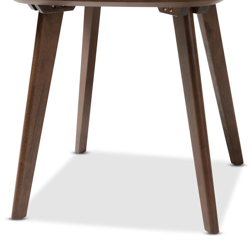 Baxton Studio Dahlia Mid-Century Modern Walnut Wood End Table. Picture 11