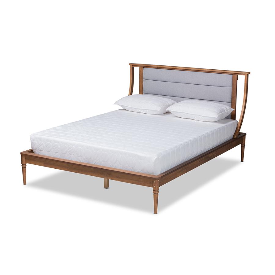 Baxton Studio Regis King Platform Bed. Picture 2