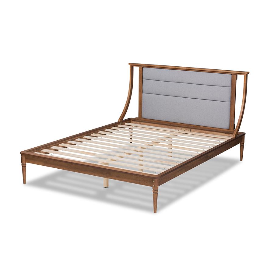 Baxton Studio Regis King Platform Bed. Picture 4
