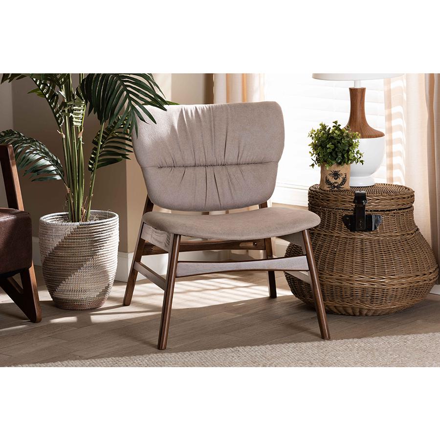 Walnut Brown Finished Wood Accent Chair. Picture 21