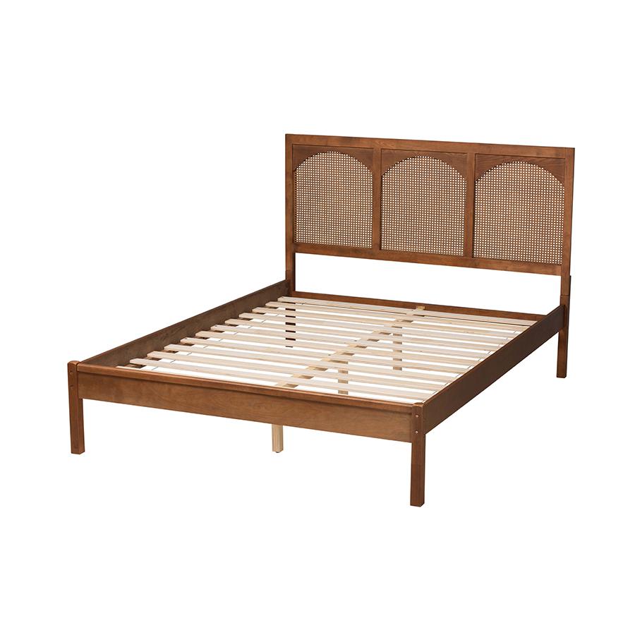Rattan King Size Platform Bed. Picture 3