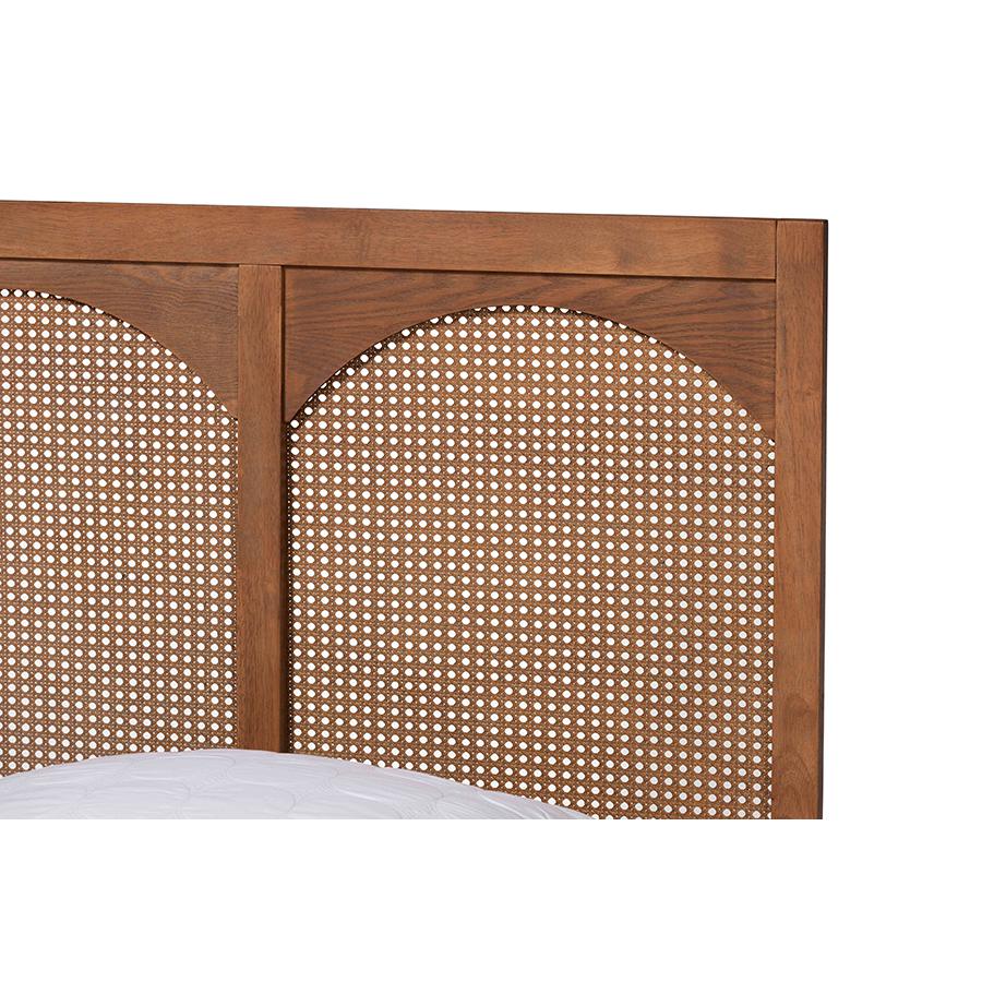 Rattan King Size Platform Bed. Picture 4