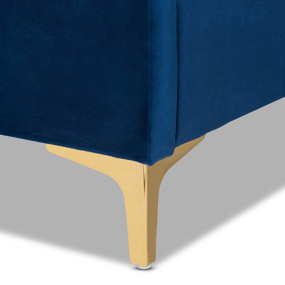 Gold Metal King Size Platform Bed. Picture 16