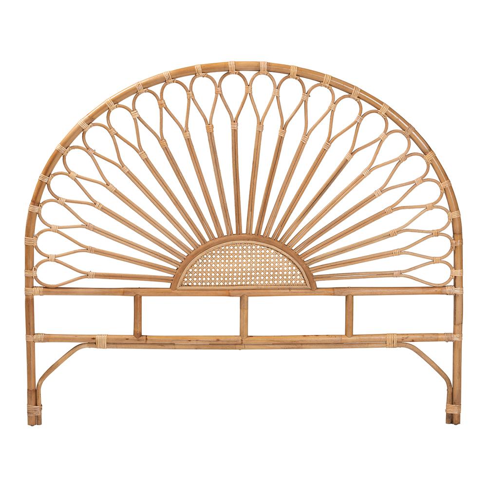 Bohemian Natural Rattan Queen Size Standalone Headboard. Picture 11