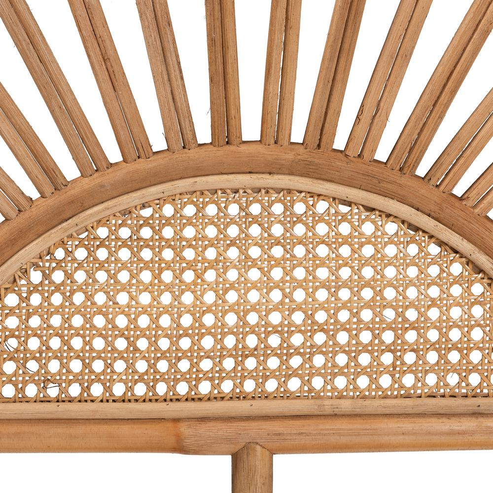 Bohemian Natural Rattan Queen Size Standalone Headboard. Picture 14