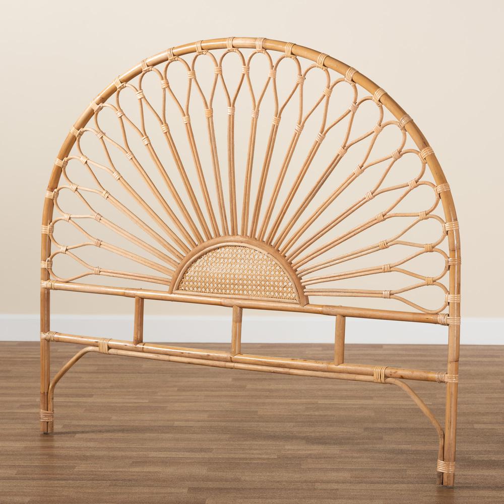 Bohemian Natural Rattan Queen Size Standalone Headboard. Picture 16