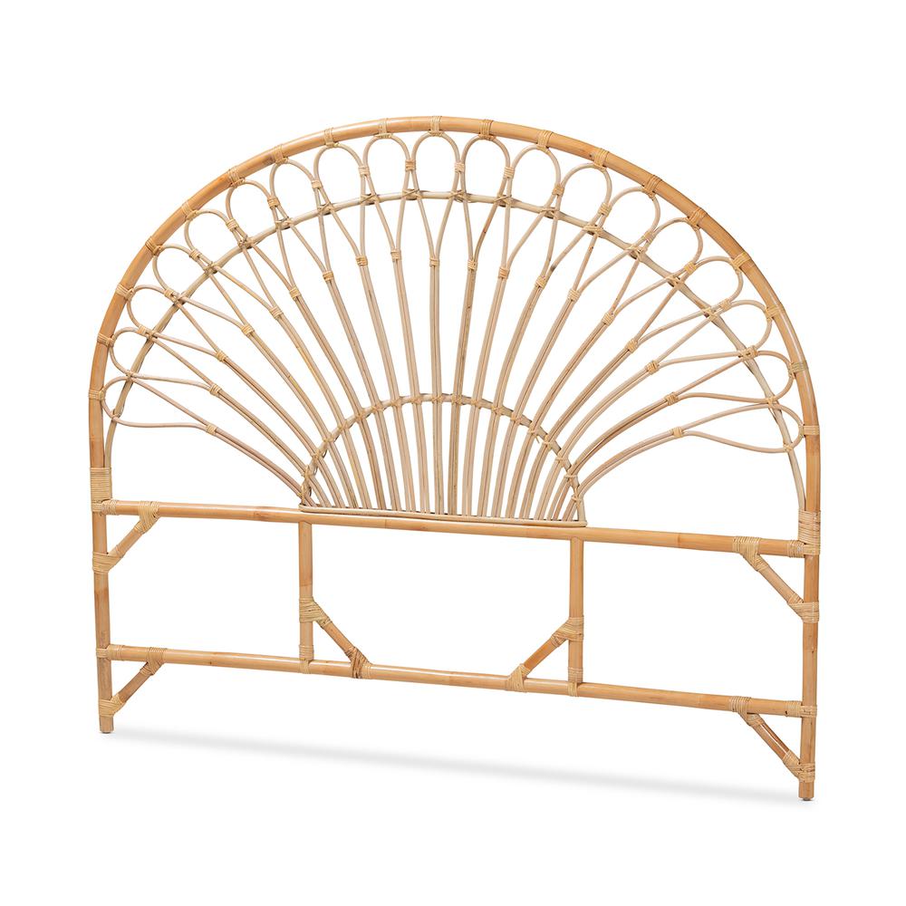 Bohemian Natural Brown Rattan King Size Standalone Headboard. Picture 8