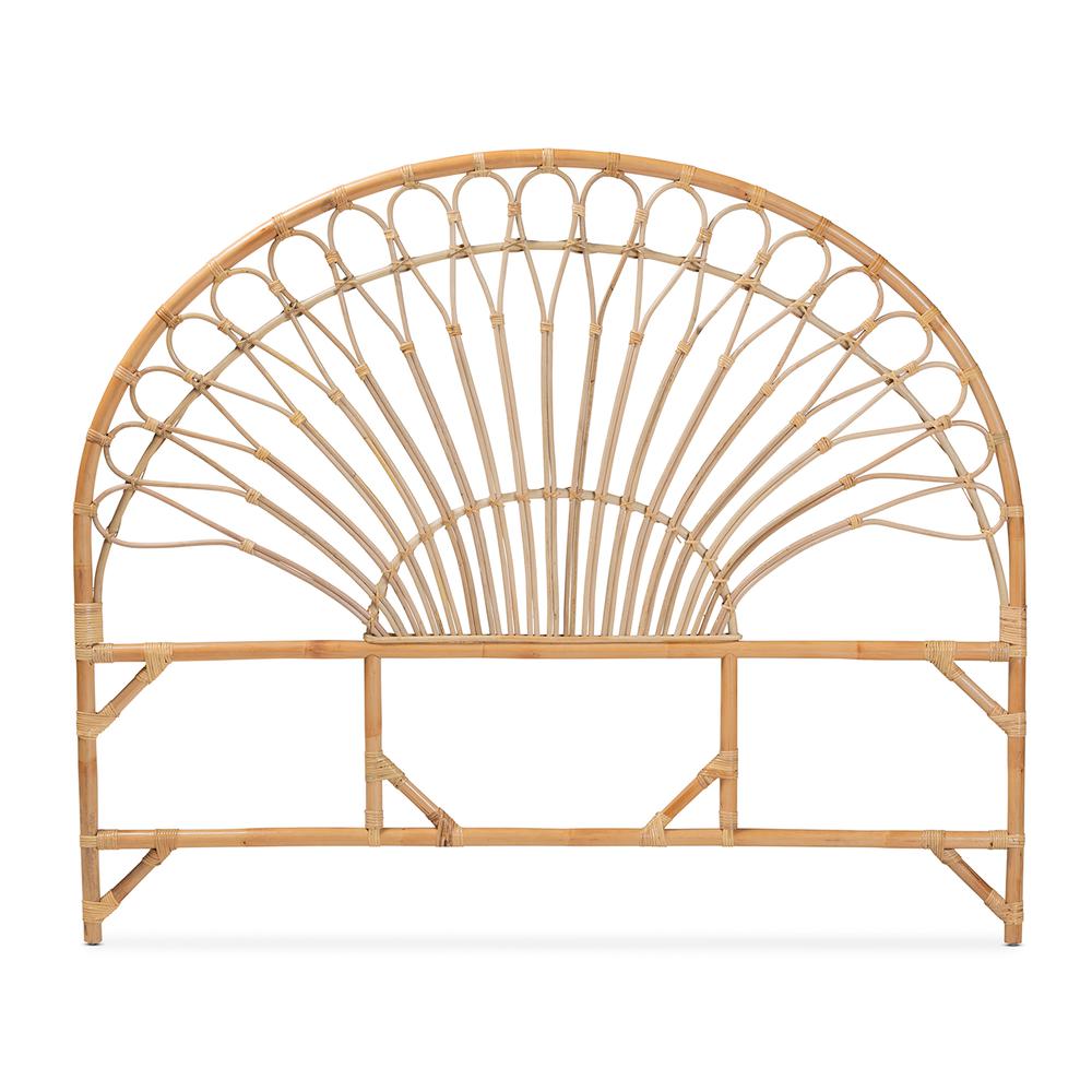 Bohemian Natural Brown Rattan King Size Standalone Headboard. Picture 9