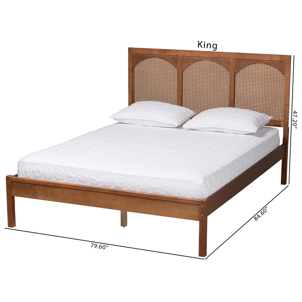 Rattan King Size Platform Bed. Picture 20